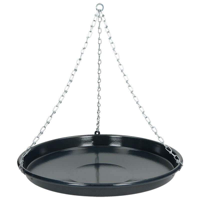 Disc pentru gratar, MFH, Aluminiu emailat, 34cm, Negru