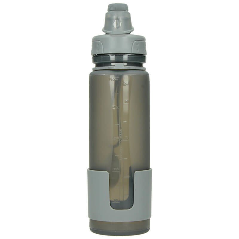 Sticla fiabila Fox Outdoor, Silicon, 0,5 L, Gri