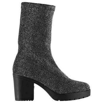 Ghete cu toc din material textil Miso Hannah, Negru/Auriu, 39 EU Ghete cu toc din material textil Miso Hannah, Negru/Auriu, 39 EU