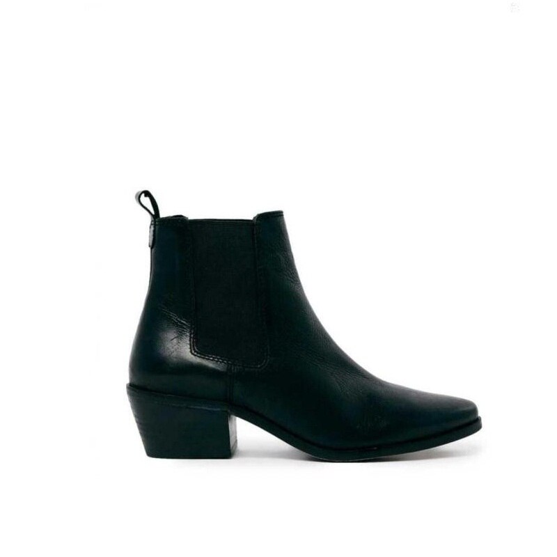 Botine din piele ecologica Requisite Start, Negru, 40.5 EU