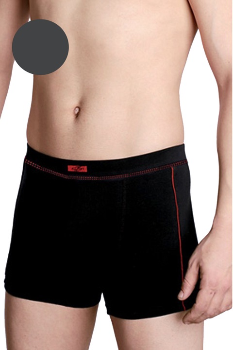 Boxer din bumbac simplu cu Prestige, 7020, alb, Gri