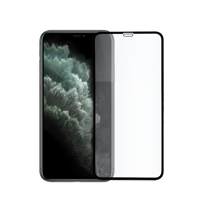 9D Скрийн Протектор Tech Armor за iPhone 11 Pro Max, Закалено стъкло, Черен