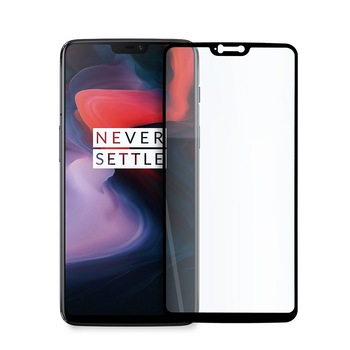 Folie de protectie Magic, Compatibila OnePlus 6, Sticla securizata, Negru/Transparent Folie de protectie Magic, Compatibila OnePlus 6, Sticla securizata, Negru/Transparent