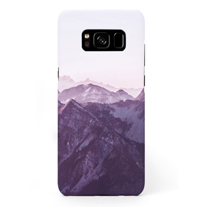 Кейс Crystal Case за Samsung Galaxy S8 Plus в дизайн Mountan Range, Многоцветен