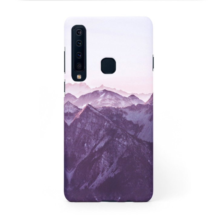 Кейс Crystal Case за Samsung Galaxy A9 (2018) в дизайн Mountan Range, Многоцветен