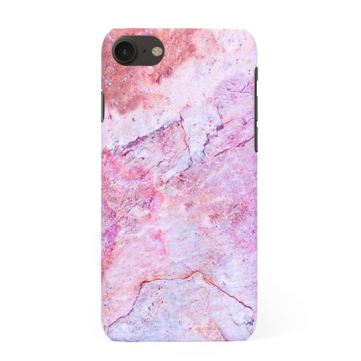 Színes márvány kivitelű tok/tok iPhone 7-hez, kemény, tok, egyedi kialakítás