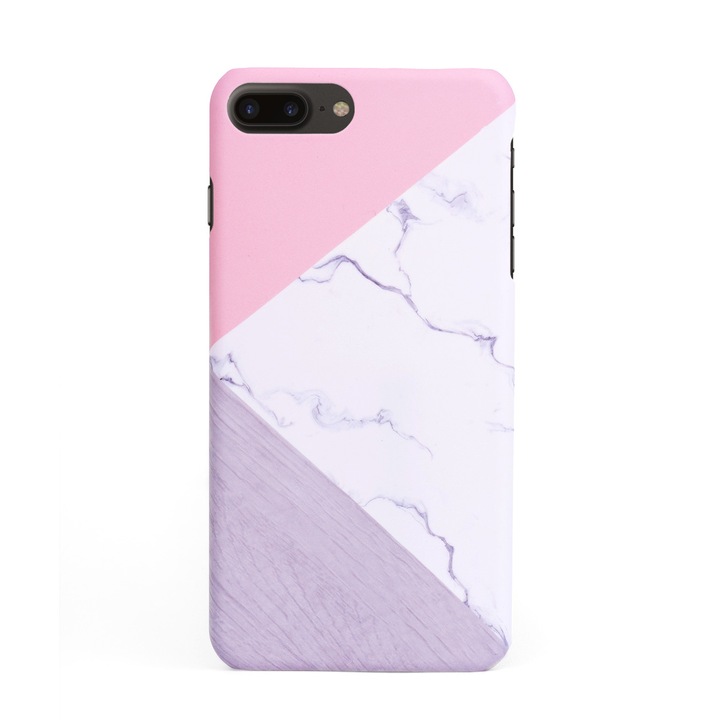 Nagy védelmet nyújtó kemény tok/tok Triangle Forms kivitelben iPhone 8 Plus-hoz, tok, egyedi kialakítás