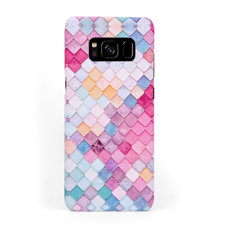 Твърд кейс/калъф в дизайн Colorful Scales за Samsung Galaxy S8, Високозащитен, Case, Уникален Дизайн