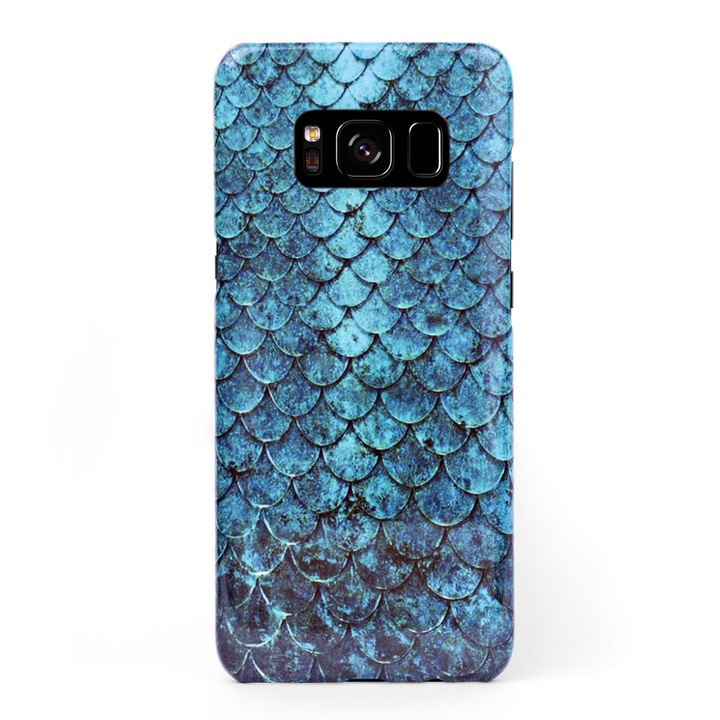 3D твърд кейс/калъф в дизайн Blue Mermaid за Samsung Galaxy S8 Plus, 3D гел покритие, Case