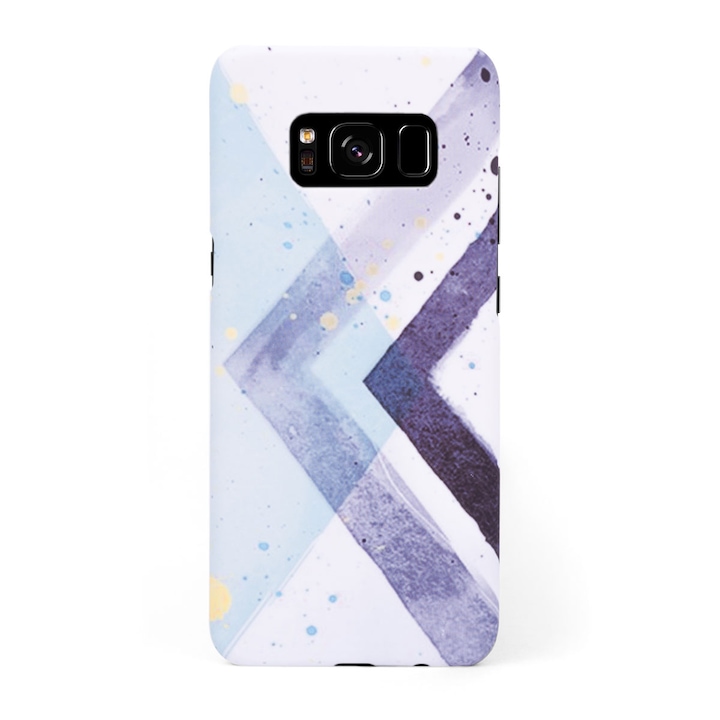 Кейс Crystal Case за Samsung Galaxy S8 в дизайн Colorful Triangles, Многоцветен