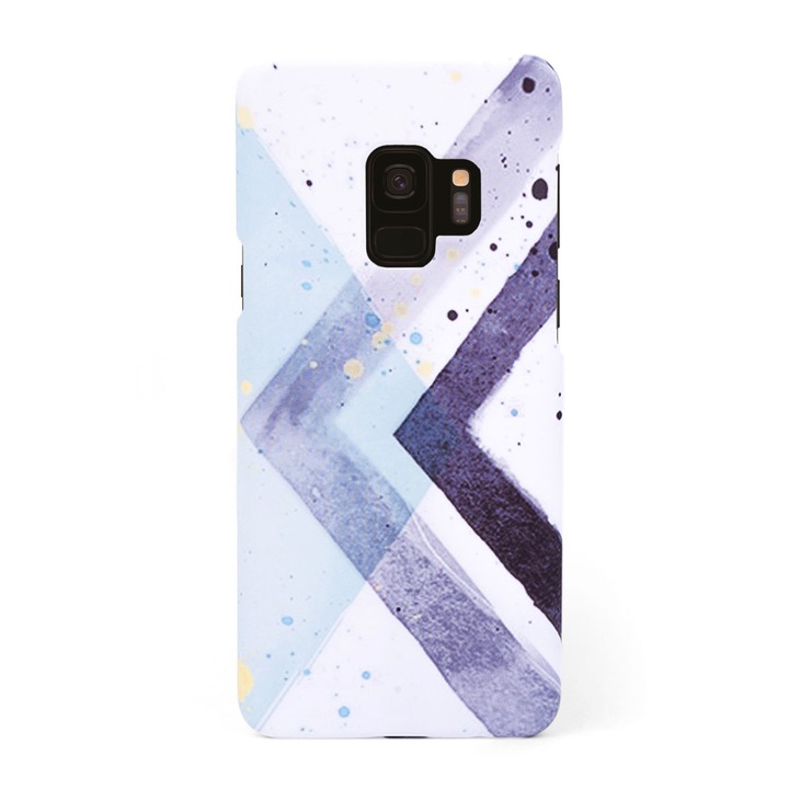Твърд кейс/калъф в дизайн Colorful Triangles за Samsung Galaxy S9, Високозащитен, Case, Уникален Дизайн