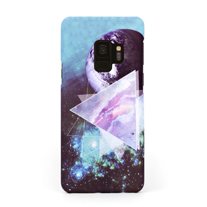 Luxus kemény tok/tok Galaxy dizájnnal Samsung Galaxy S9-hez, tok