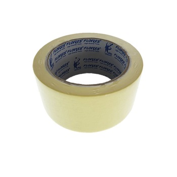 Banda adeziva din hartie, FS-12374, de protectie si mascare, 50mm x 30m, galbena Banda adeziva din hartie, FS-12374, de protectie si mascare, 50mm x 30m, galbena