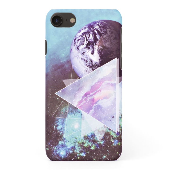 Luxus kemény tok Galaxy dizájnnal iPhone 7-hez