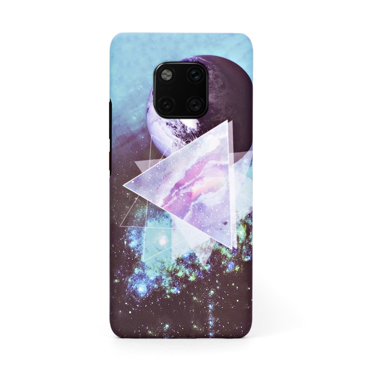 Кейс Crystal Case за Huawei Mate 20 Pro в дизайн Galaxy, Многоцветен