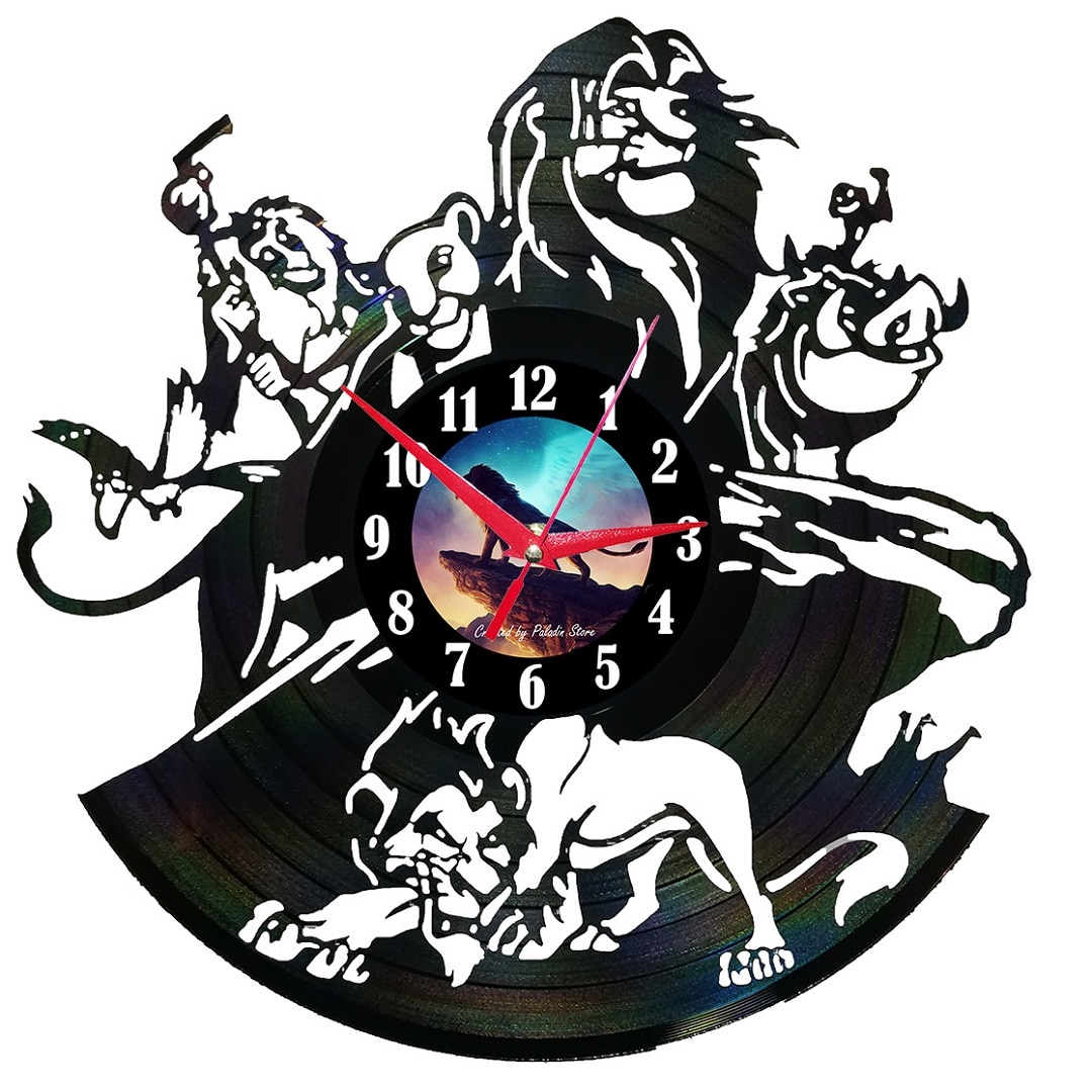 Ceas disc vinil Paladin - Lion King