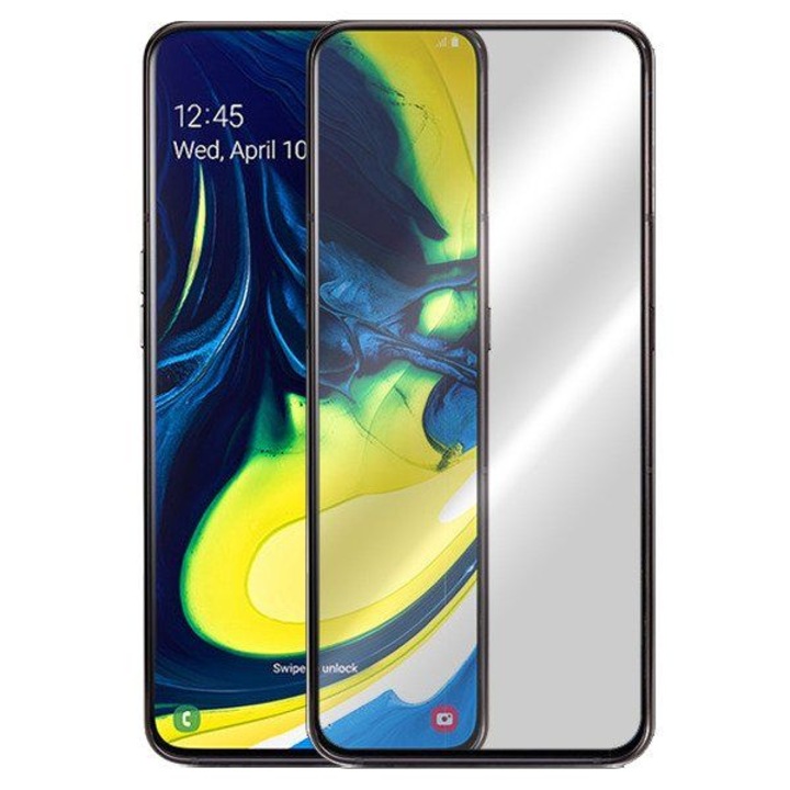 Стъклен Протектор No Brand, съвместим с Samsung A80, A90, 5D, Full Glue