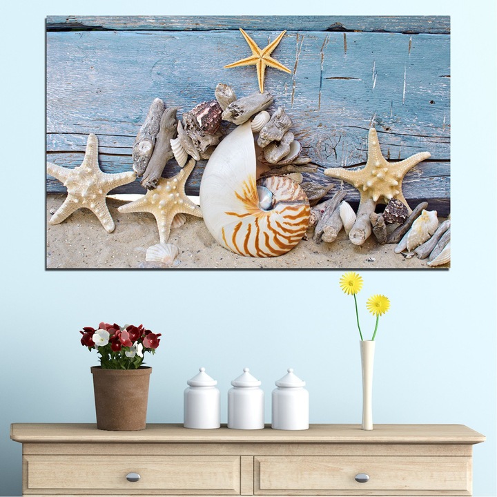 'Картини пана Vivid Home от 1 част, Море, Канава, 150x100 см, №0750'