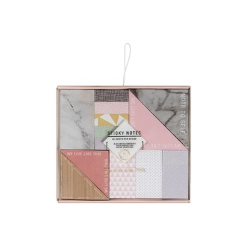 Set Sticky Notes ,10 modele, Bedora, 15x17 cm, Multiform, We Live Like This Set Sticky Notes ,10 modele, Bedora, 15x17 cm, Multiform, We Live Like This