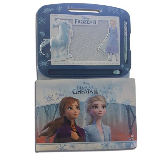 Regatul de gheata II (Frozen II). Carte cu tablita magnetica