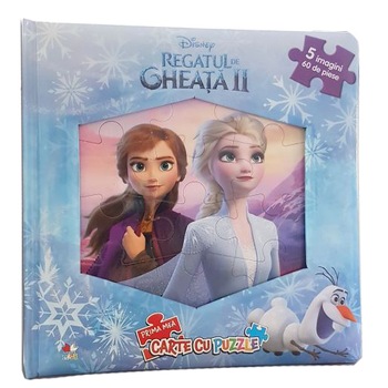 Regatul de gheata II (Frozen II). Prima mea carte cu puzzle Regatul de gheata II (Frozen II). Prima mea carte cu puzzle