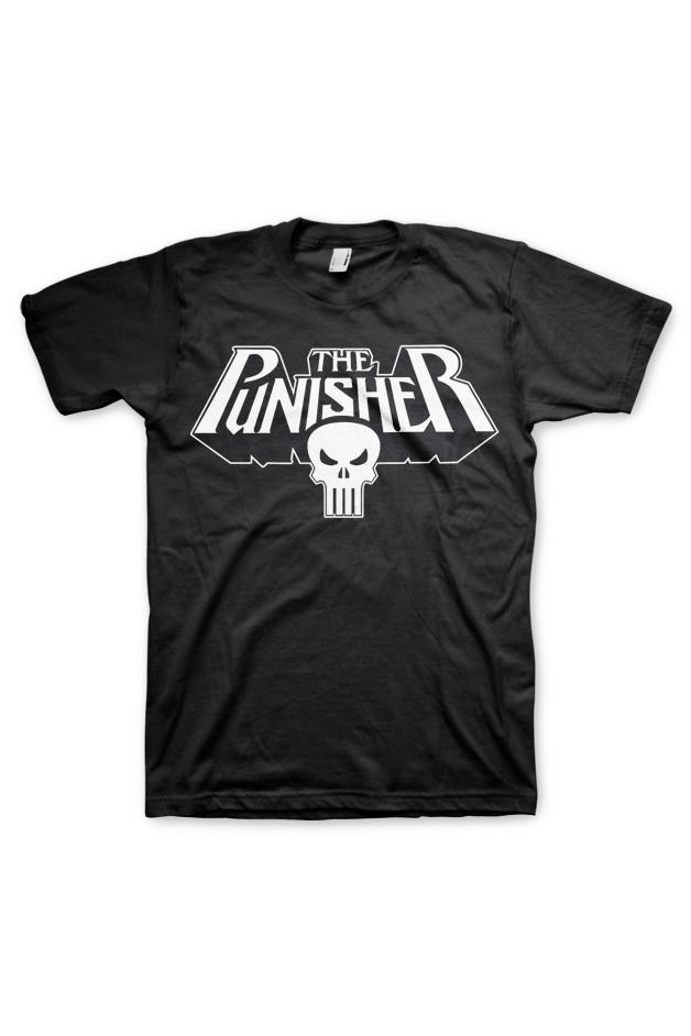 Tricou pentru barbati, Punisher, Logo Black, Negru, S
