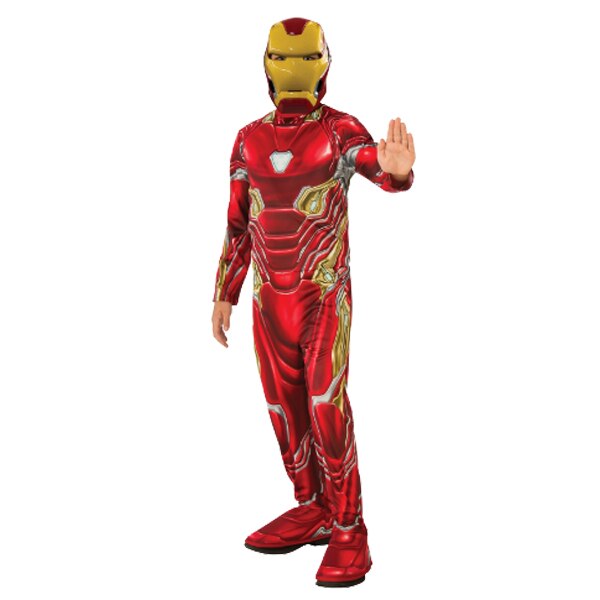 Costum Iron-Man Deluxe, marimea L, 8-10 ani