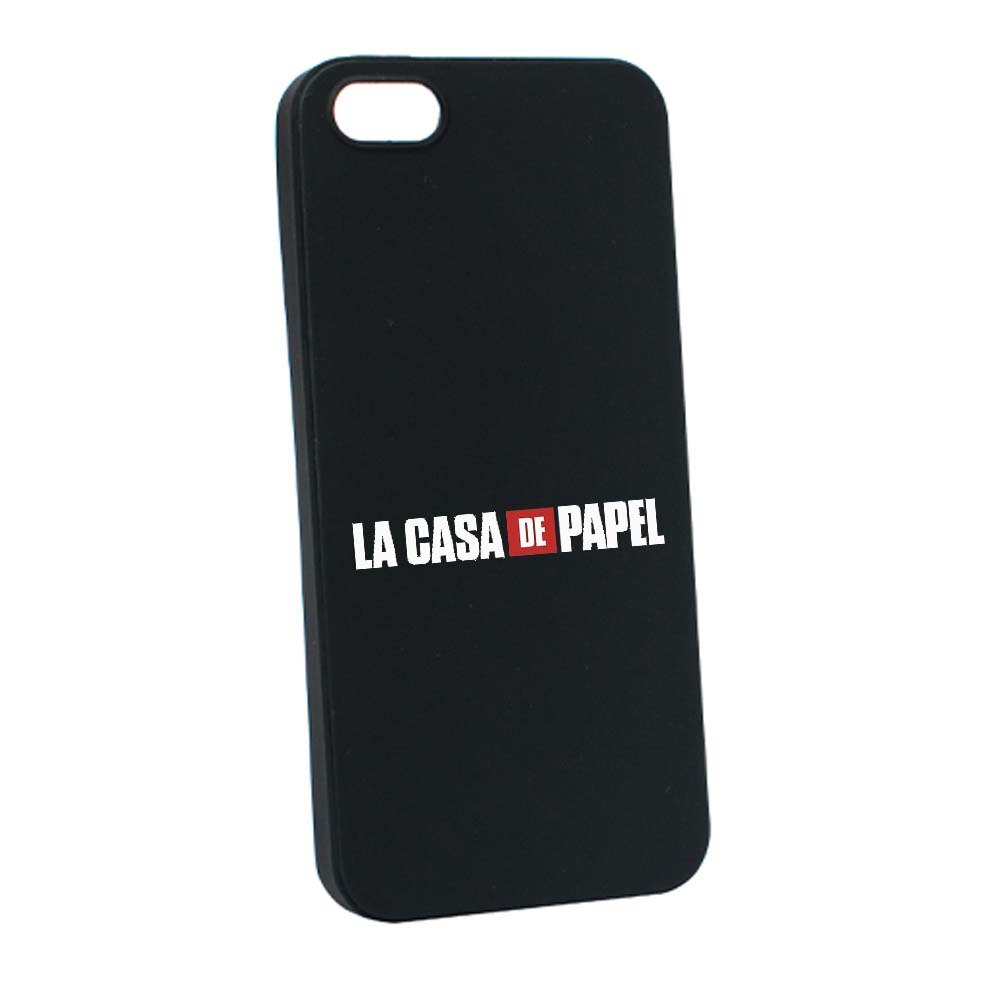 Husa de protectie La Casa de Papel pentru Apple iPhone SE / 5S / 5, rezistenta la uzura, anti-alunecare, din silicon Premium, B292