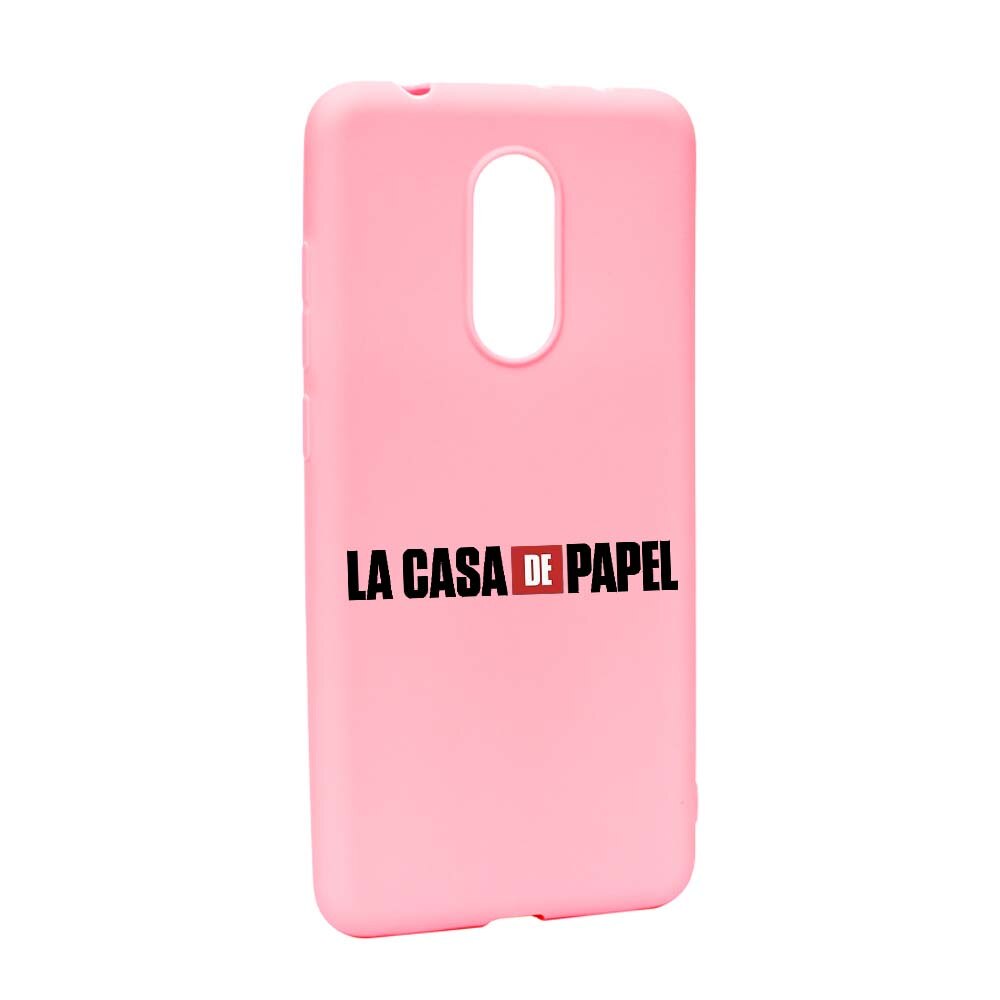 Husa de protectie La Casa de Papel pentru Xiaomi Redmi Note 5 / Redmi 5 Plus, rezistenta la uzura, anti-alunecare, din silicon Premium, P292