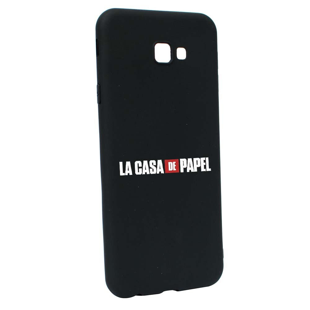 Husa de protectie La Casa de Papel pentru Samsung Galaxy J4 Plus, rezistenta la uzura, anti-alunecare, din silicon Premium, B292