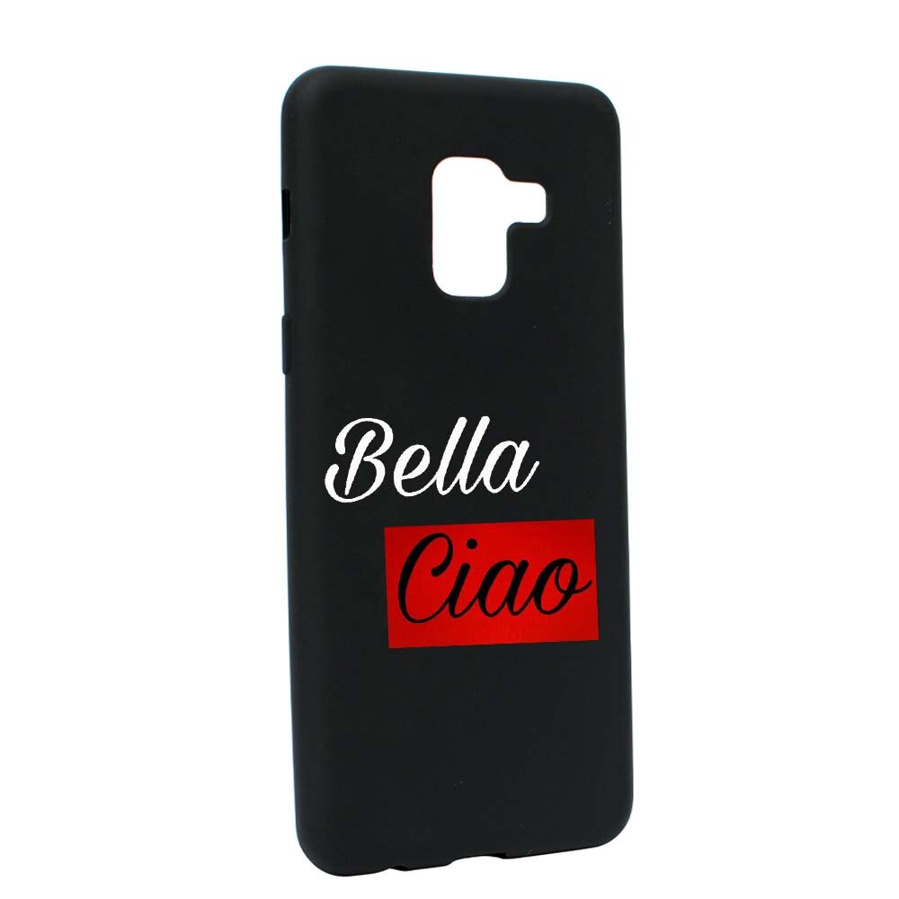 Husa de protectie La Casa de Papel pentru Samsung Galaxy A5 2018, rezistenta la uzura, anti-alunecare, din silicon Premium, B293