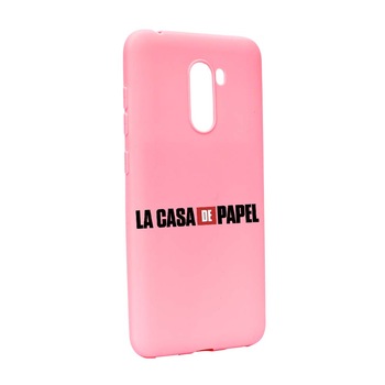 Husa de protectie La Casa de Papel pentru Xiaomi PocoPhone F1, rezistenta la uzura, anti-alunecare, din silicon Premium, P292 Husa de protectie La Casa de Papel pentru Xiaomi PocoPhone F1, rezistenta la uzura, anti-alunecare, din silicon Premium, P292