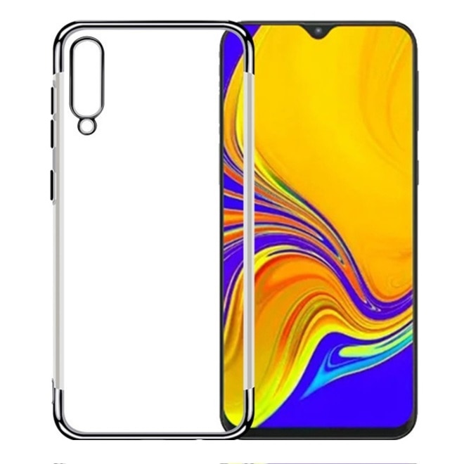 Husa Samsung Galaxy A40 , Clear Color Electroplating , Negru