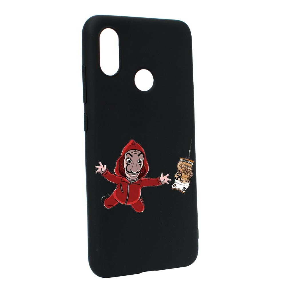 Husa de protectie La Casa de Papel pentru Xiaomi Mi A2 Lite / Redmi 6 Pro, rezistenta la uzura, anti-alunecare, din silicon Premium, B294