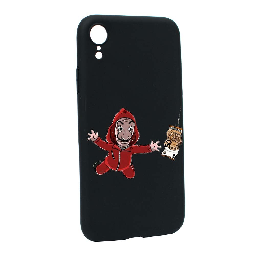 Husa de protectie La Casa de Papel pentru Apple iPhone XR, rezistenta la uzura, anti-alunecare, din silicon Premium, B294