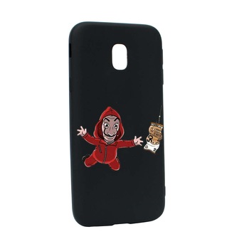 Husa de protectie La Casa de Papel pentru Samsung Galaxy J7 2018, rezistenta la uzura, anti-alunecare, din silicon Premium, B294 Husa de protectie La Casa de Papel pentru Samsung Galaxy J7 2018, rezistenta la uzura, anti-alunecare, din silicon Premium, B294