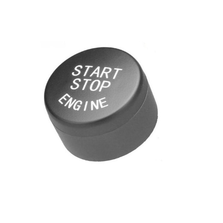 Capac buton START-STOP Premium Deluxe, compatibil BMW seria 3 F30, argintiu