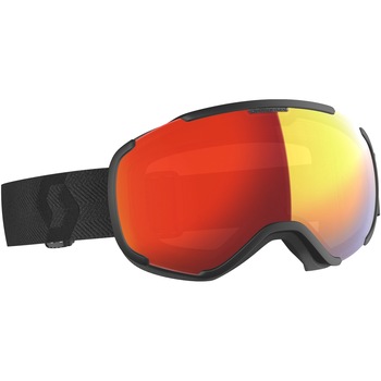 Ochelari ski Scott Faze II, negru/lentila enhancer rosu chrome