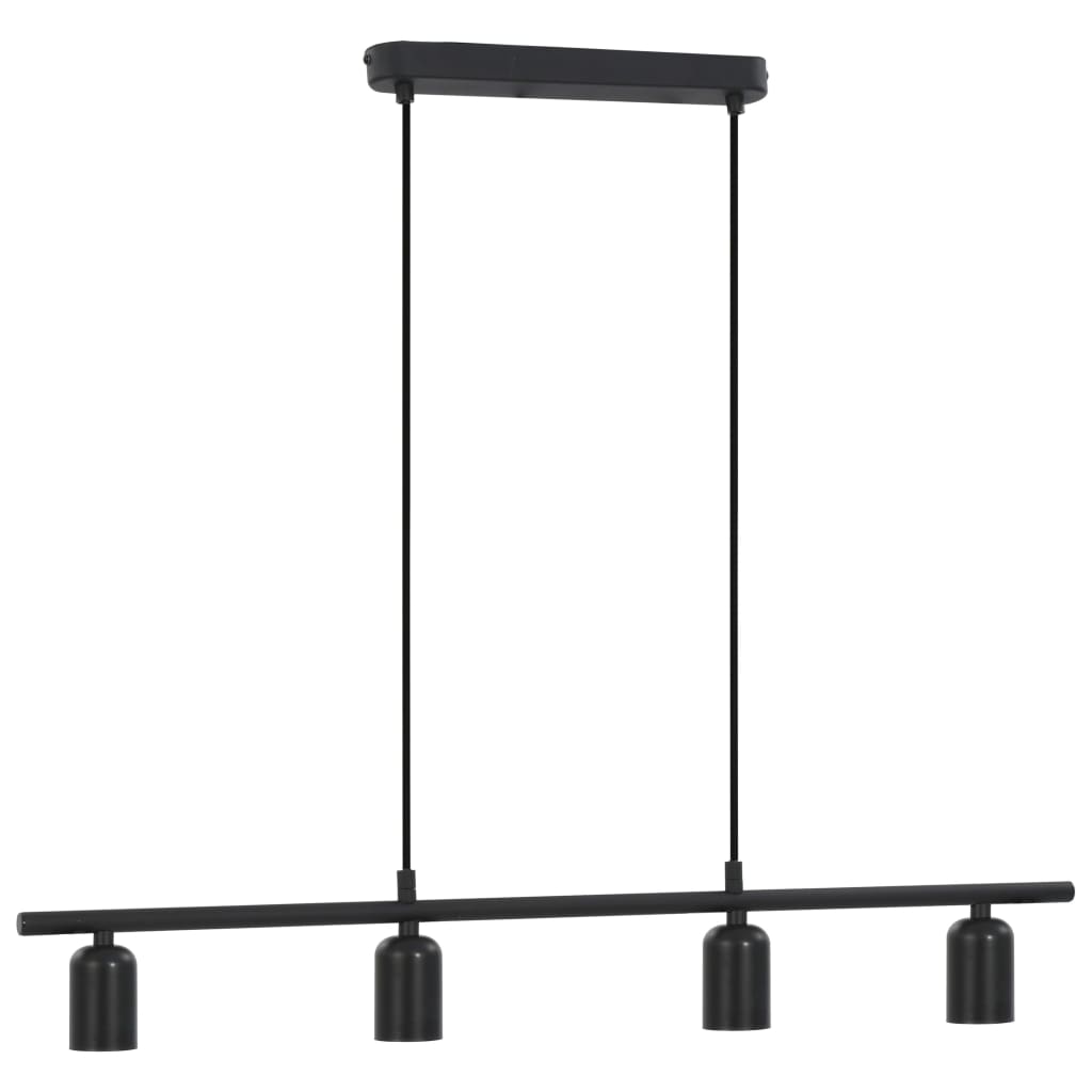 Lampa suspendata, vidaXL, Metal, 80 x 120 cm, Negru