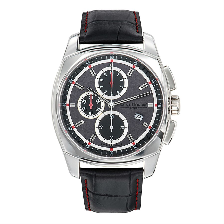 Ceas barbatesc SAINT HONORE, 857017 1GINR2, Swiss Made, quartz, Cronograf, 50 m