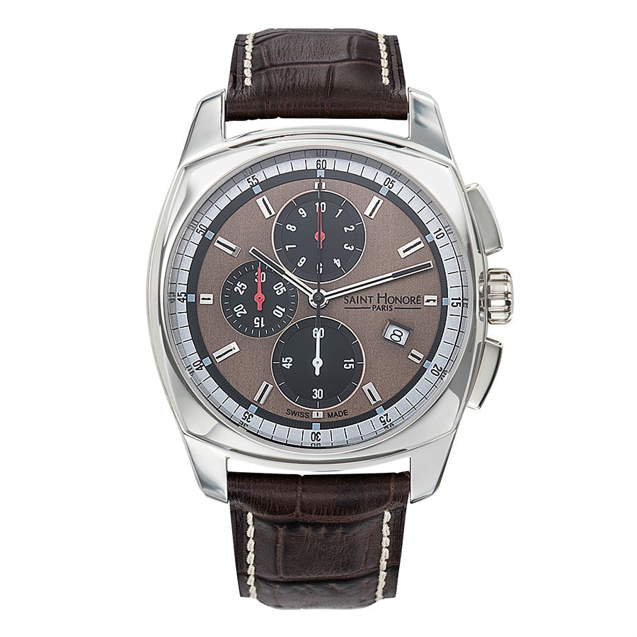 Ceas barbatesc SAINT HONORE, 857017 1LMIN2, Swiss Made, quartz, Cronograf, 50 m