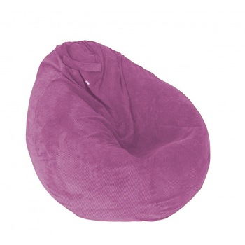 Fotoliu Pufrelax tip Sac Nirvana Grande Gama Premium Textil, Pink, husa detasabila, umplut cu perle polistiren Fotoliu Pufrelax tip Sac Nirvana Grande Gama Premium Textil, Pink, husa detasabila, umplut cu perle polistiren