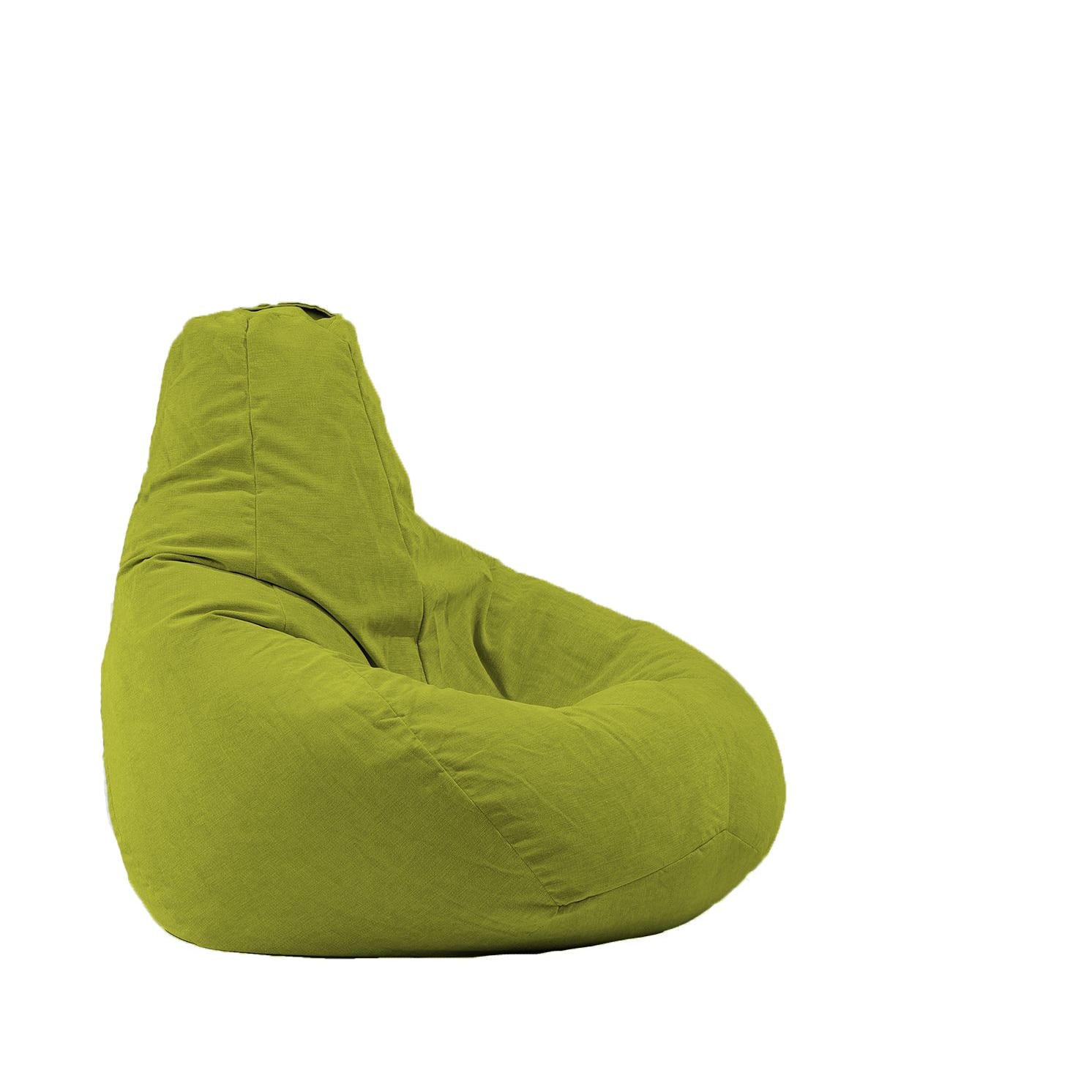 Fotoliu Pufrelax tip Sac Nirvana Hobbit Gama Premium Textil, Guacamole , husa detasabila, umplut cu perle polistiren