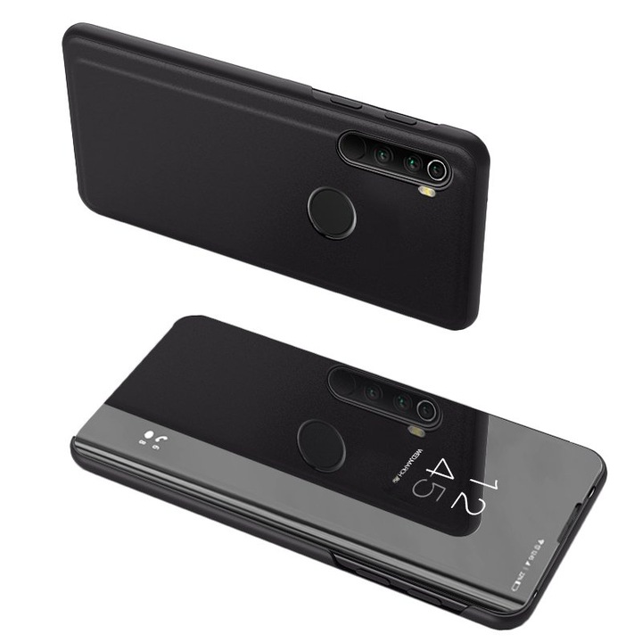 Калъф за телефон Clear View за Xiaomi Redmi Note 8, черен