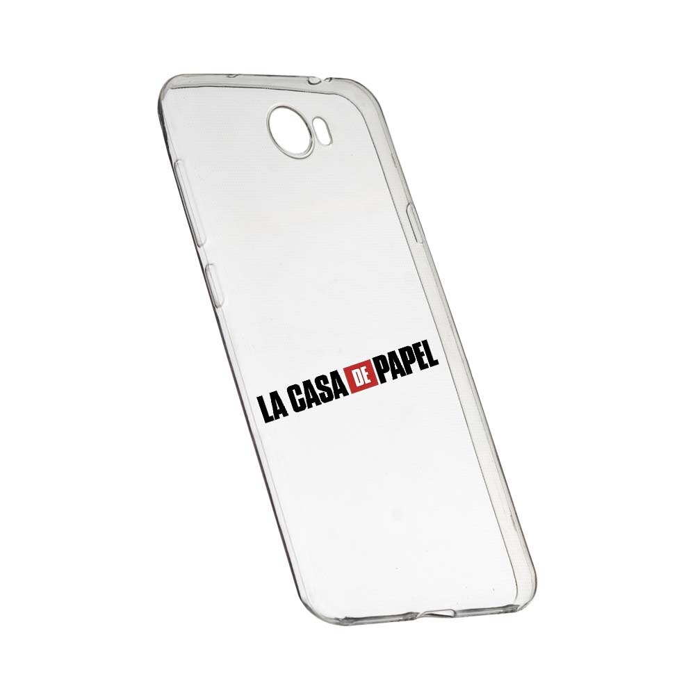 Husa de protectie La Casa de Papel pentru Huawei Y7 /Enjoy 7 Plus /Nova Lite Plus 2017, rezistenta la uzura, anti-alunecare, din silicon Premium, 292