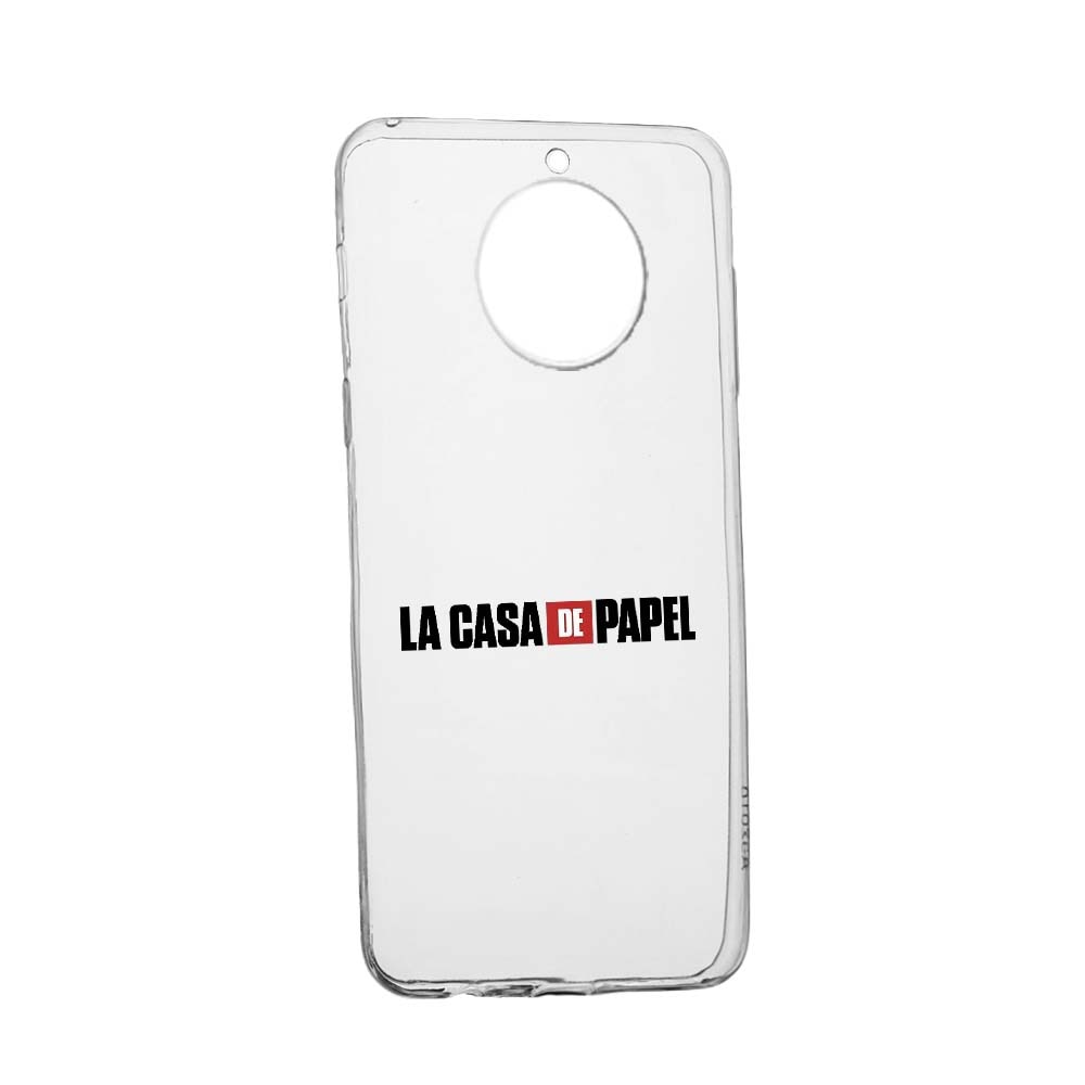 Husa de protectie La Casa de Papel pentru Motorola Moto E5 Plus, rezistenta la uzura, anti-alunecare, din silicon Premium, 292