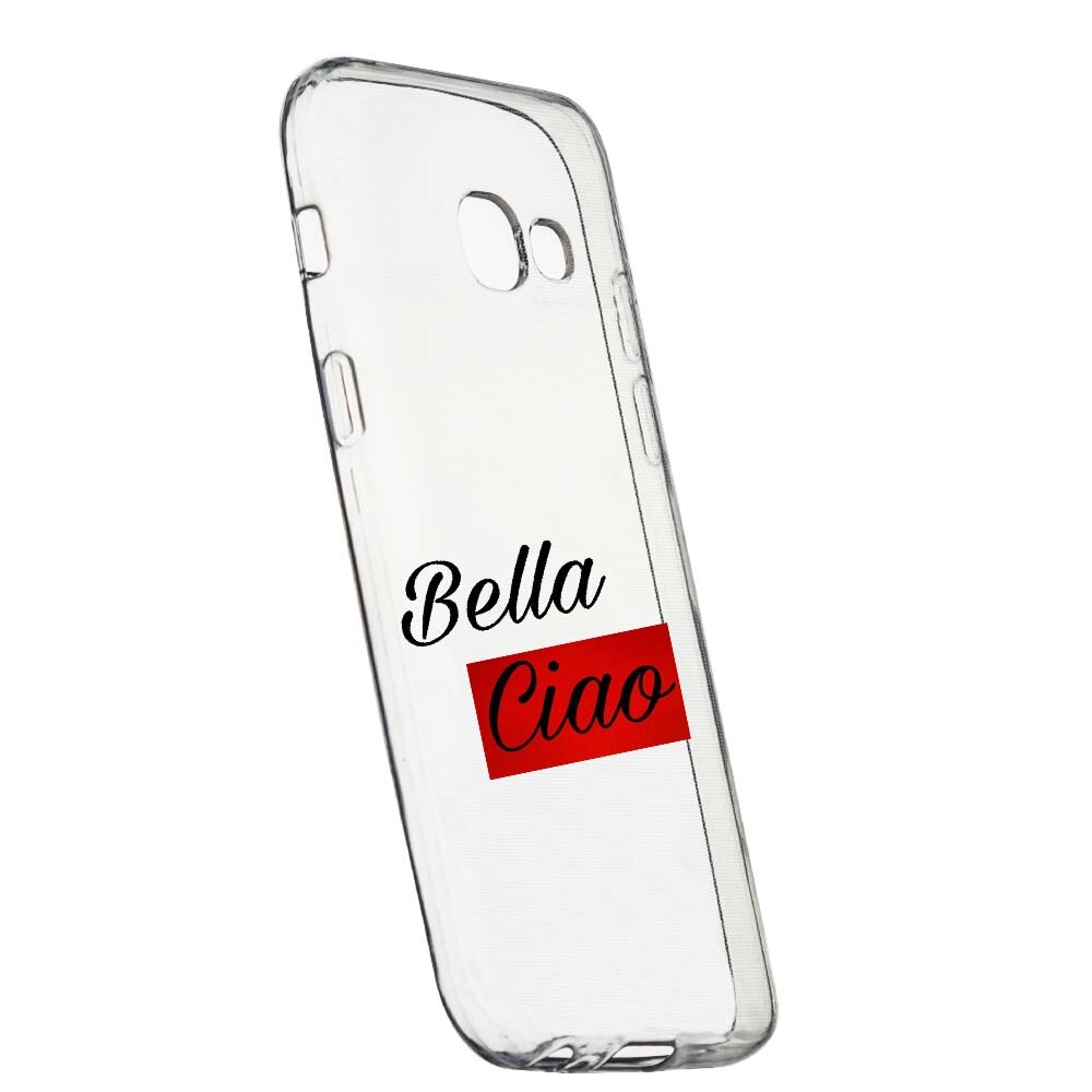 Husa de protectie La Casa de Papel pentru Samsung Galaxy A3 2017, rezistenta la uzura, anti-alunecare, din silicon Premium, 293