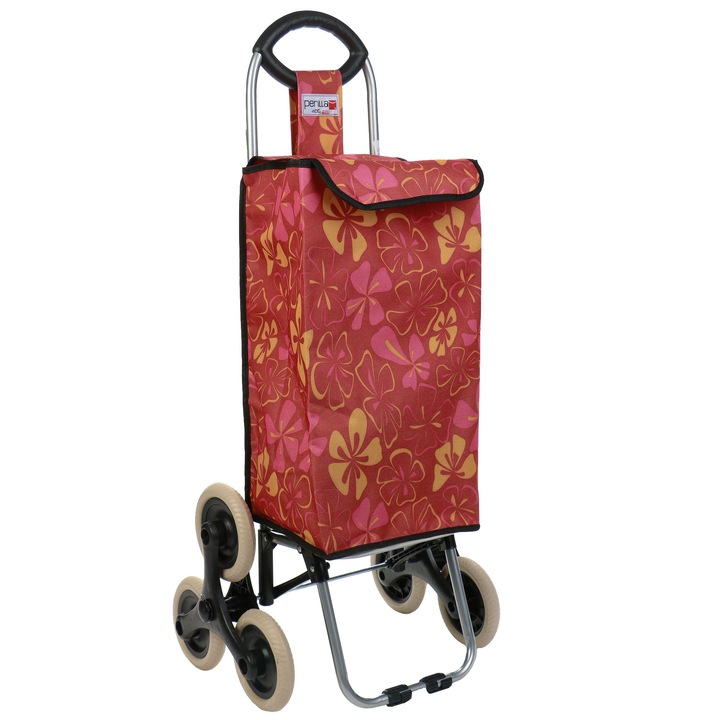 Carucior Perilla pentru cumparaturi, 6 roti, 30 kg, model3