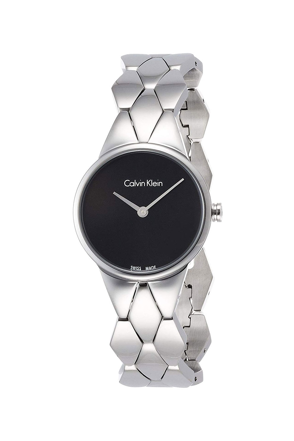 Calvin Klein, Ceas rotund din otel inoxidabil, Argintiu