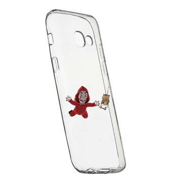 Husa de protectie La Casa de Papel pentru Samsung Galaxy A3 2017, rezistenta la uzura, anti-alunecare, din silicon Premium, 294 Husa de protectie La Casa de Papel pentru Samsung Galaxy A3 2017, rezistenta la uzura, anti-alunecare, din silicon Premium, 294